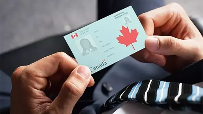 Canadian permanent resident card