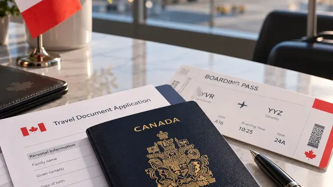 Travel and passport documents